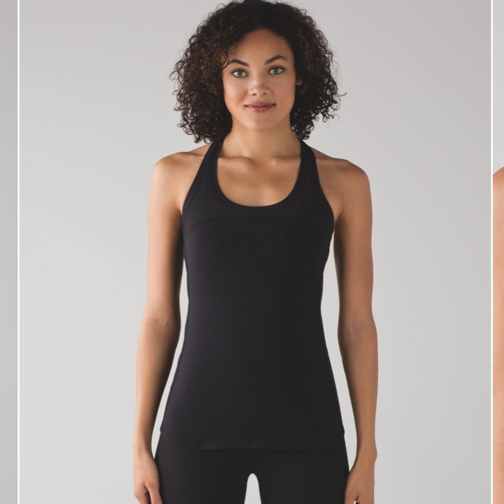 lululemon athletica “Cool Racerback II Deep Breath”, Size 4